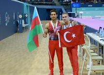 Bakıda idman gimnastikası üzrə Dünya Kubokunda ilk qaliblərin mükafatlandırma mərasimi keçirilib. Azərbaycan, 21 fevral, 2016